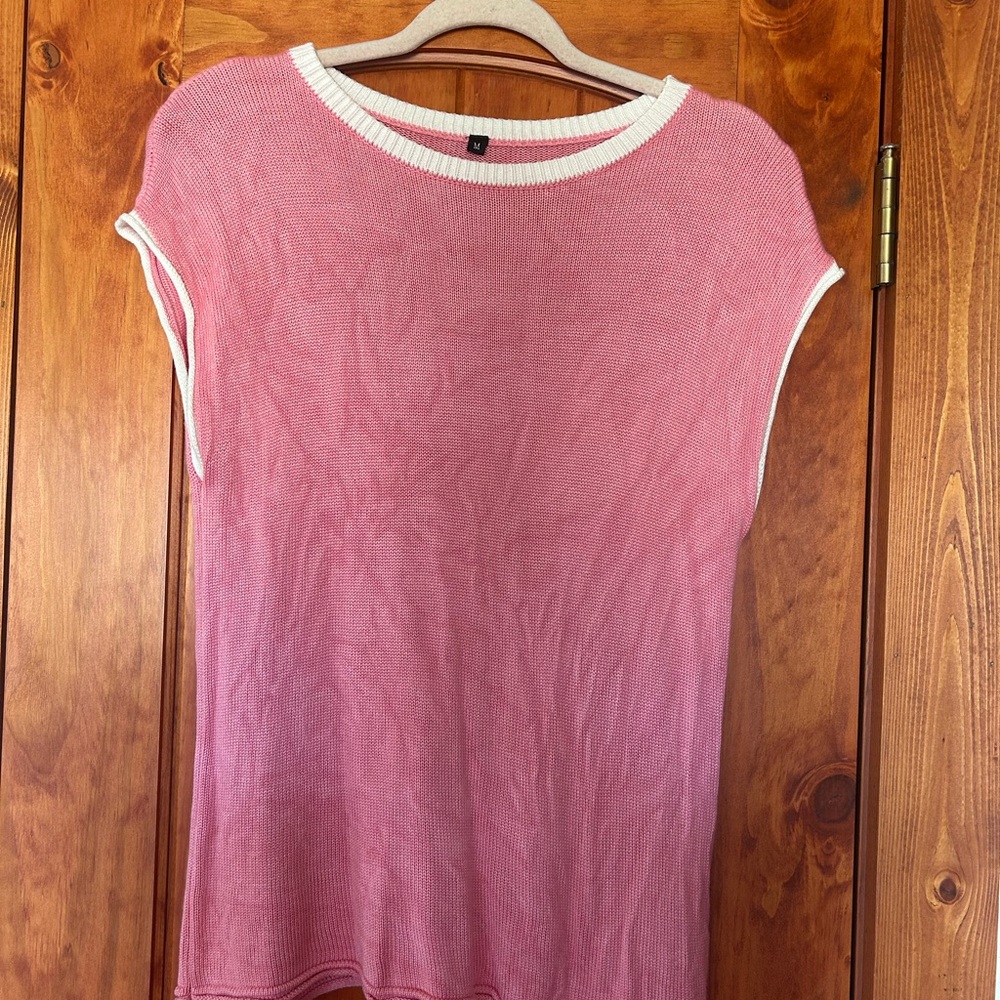 Cap Sleeve Knit Sweater Top